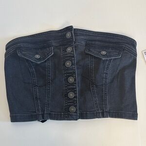 AE Wahed Black Cropped Denim